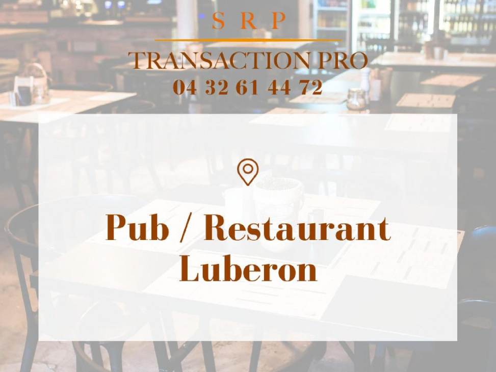 Vente commerce LUBERON