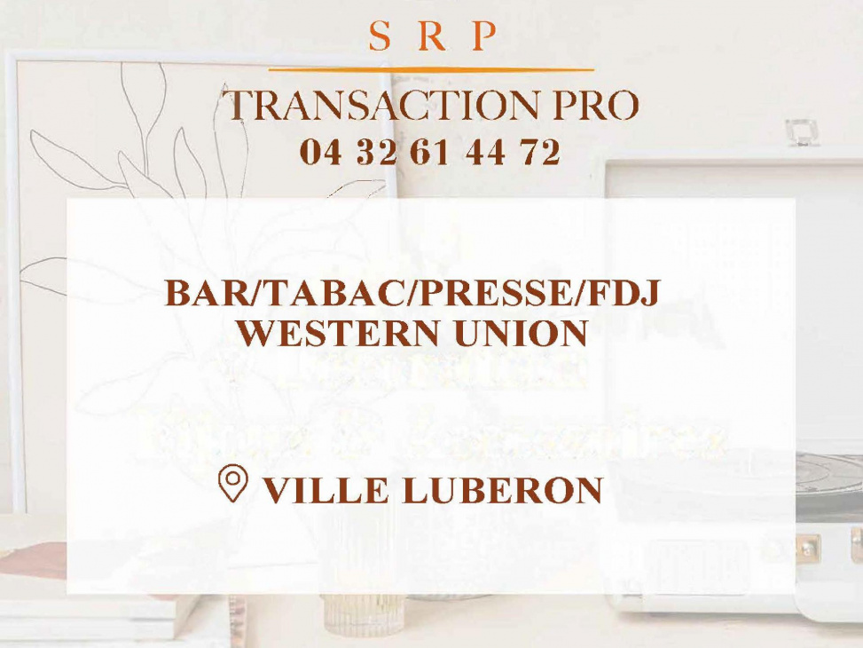Vente commerce Cavaillon