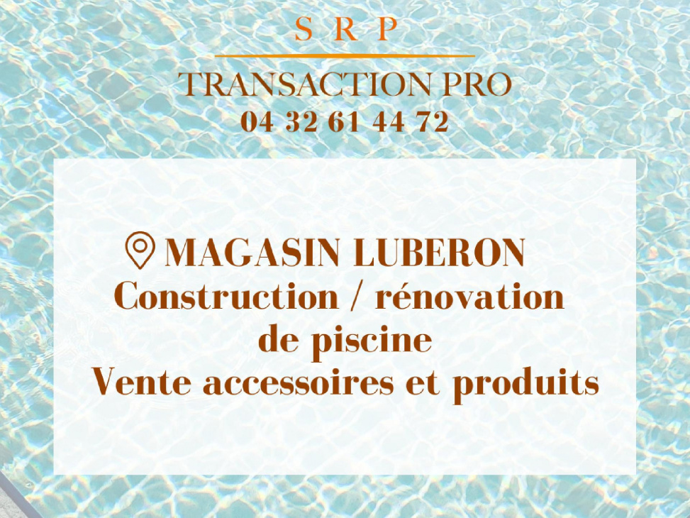 Vente commerce Luberon