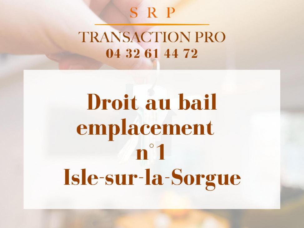 Vente bureau, local L Isle Sur La Sorgue