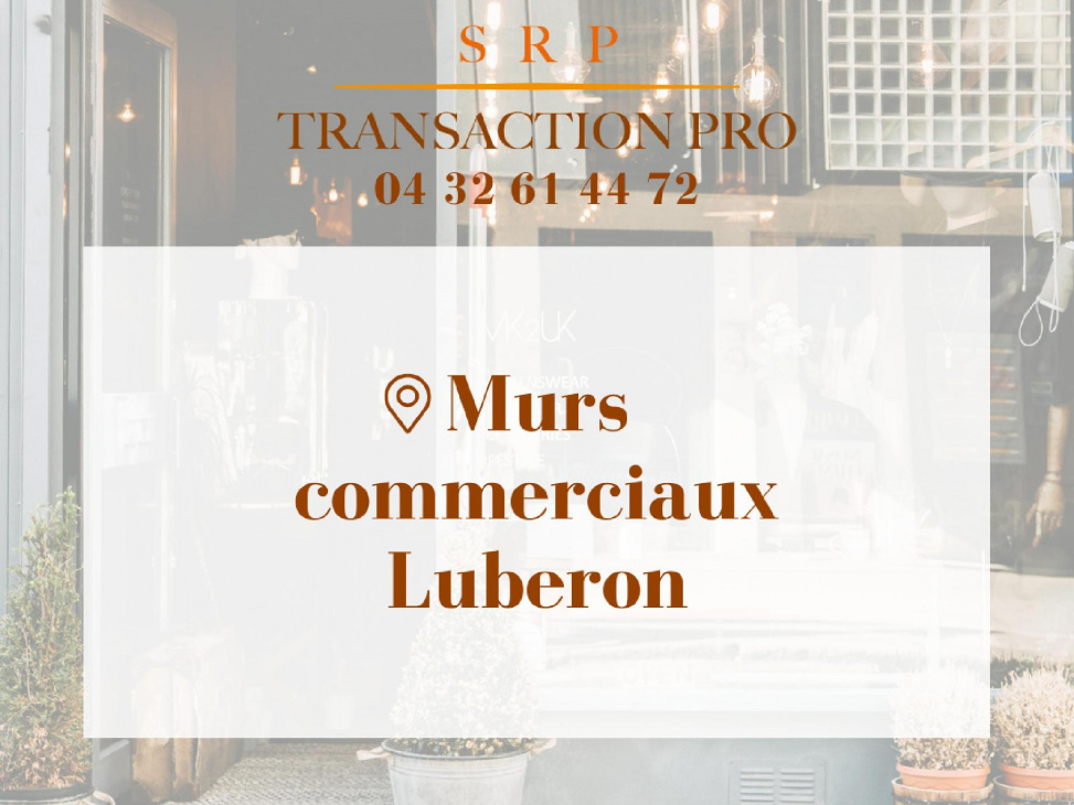 Vente bureau, local Menerbes