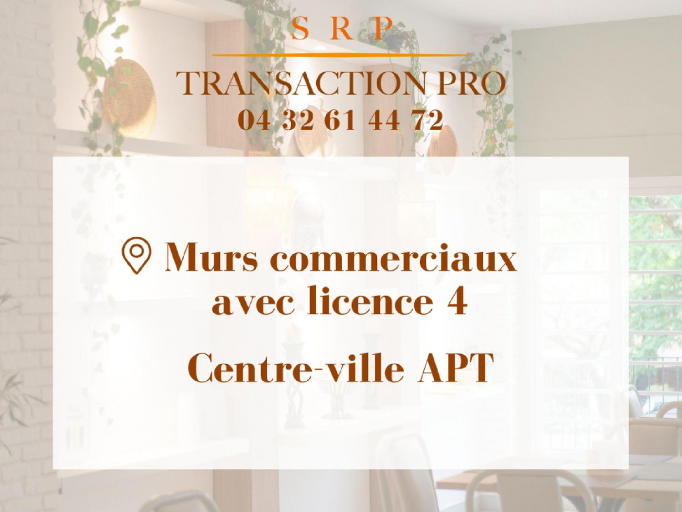 Vente bureau, local Apt