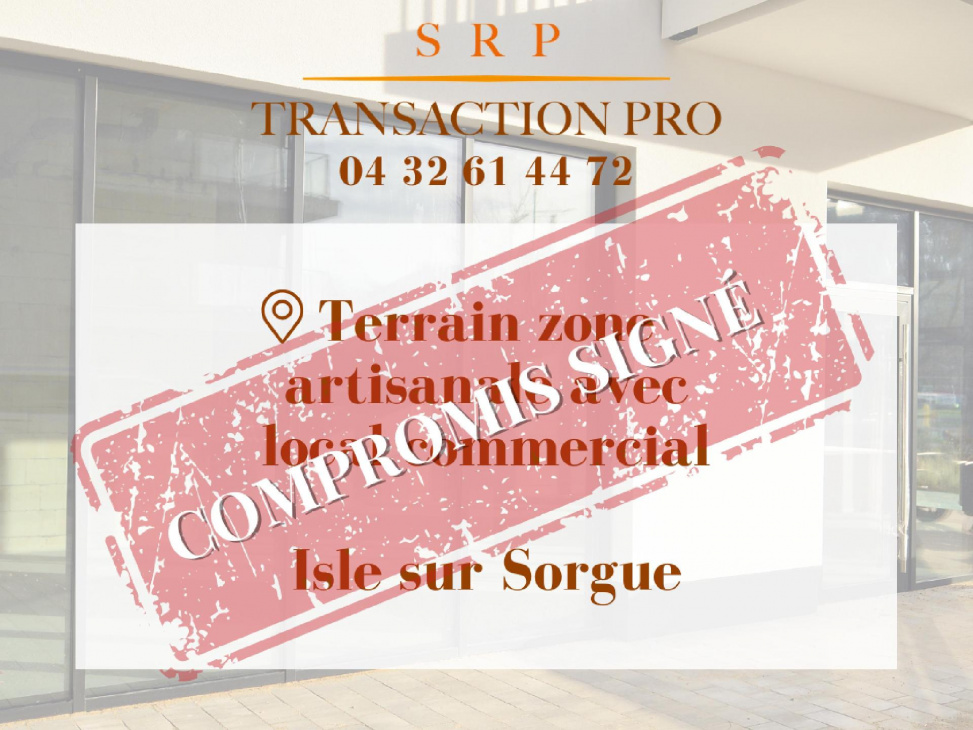 Vente bureau, local L Isle Sur La Sorgue