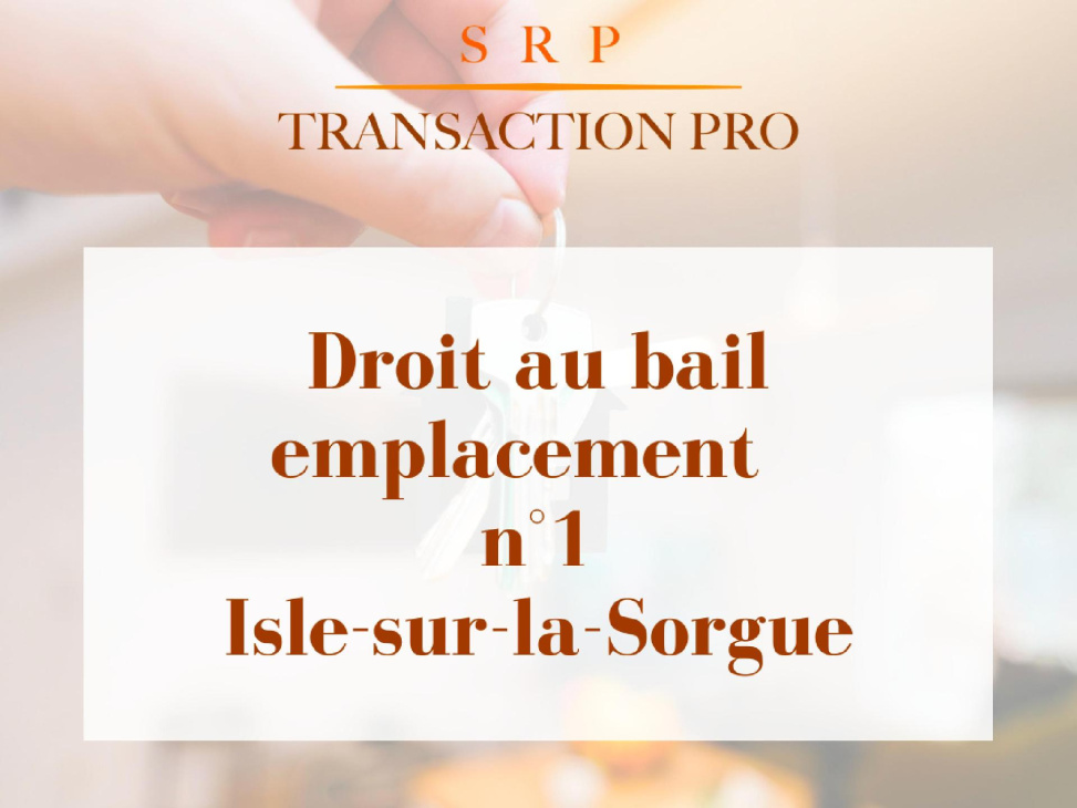 Vente bureau, local L Isle Sur La Sorgue